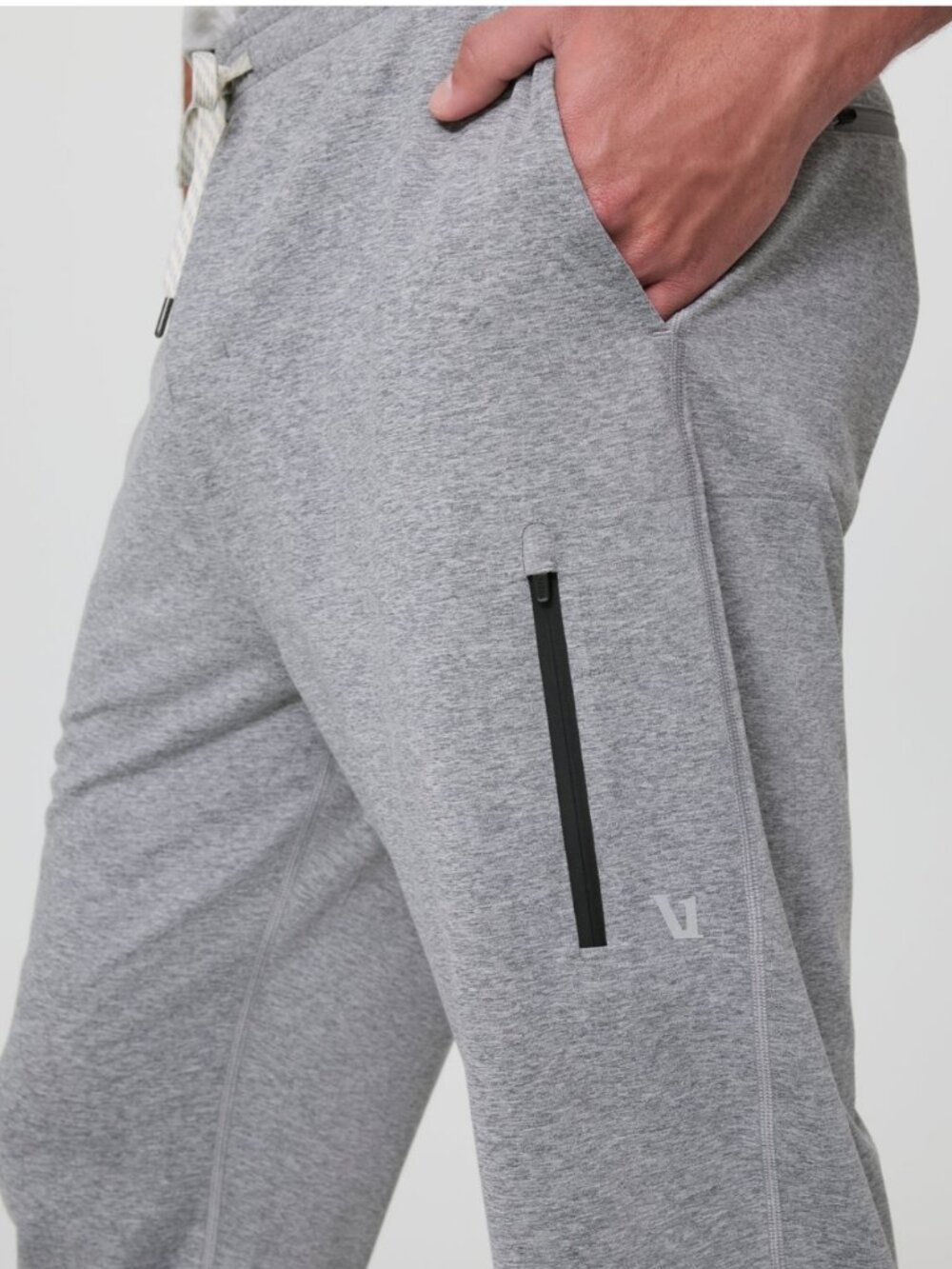 Vuori Men's Sunday Performance Joggers Heather Grey MEDIUM